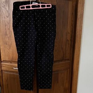 Black Polka Dot Pixie Pants